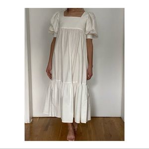 Maryam Nassir Zadeh White Yara Dress
